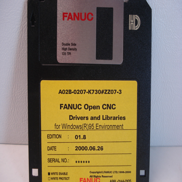 Brand New OPEN A02B0207K730ZZ073 FLOPPY DISK for PLC