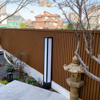 Panneau mural en composite bois-plastique ODM OEM pour clôture extérieure, jardin, terrasse, écran d'intimité, clôture WPC
