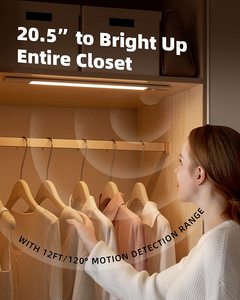 <span class=keywords><strong>Luz</strong></span> Nocturna LED Ultrafina para Interiores, con <span class=keywords><strong>Sensor</strong></span> de Movimiento de 3m, para Armarios de Cocina, de Aluminio, para Apartamentos - Product Image 3