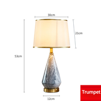 Lámpara de Escritorio Decorativa de Diseño Moderno y Exquisito, con Patrón de Cerámica de Lujo Italiano, Alimentada por Corriente Alterna de 220V, para Mesita de Noche de Hotel