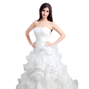 Hiện đại afrocentric Bridal Gown | tuyên bố một vai Nàng Tiên Cá ăn mặc với hạt ngọc trai và tàu dài - Product Image 6