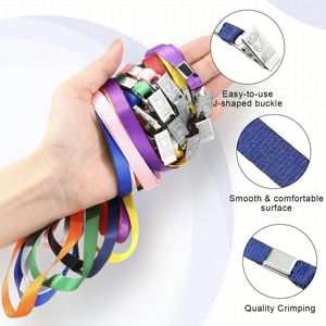 Porte-clés personnalisés avec logo, lanières en polyester personnalisées, lanières promotionnelles imprimées, sangle de cou - Product Image 2