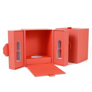 Emballage personnalisé avec logo, boîte à bougies à double ouverture, boîte à cosmétiques biodégradable à double porte magnétique, boîte en papier pour parfum - Product Image 4