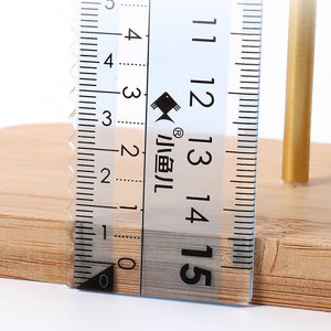 Regla de plástico irrompible de doble escala de 20CM, material escolar duradero con papelería de material nuevo - Product Image 3