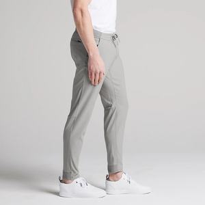 Pantalones Jogger de Golf para Hombre, Transpirables, Azul Brillante, Corte Clásico, Lino, Cómodos, Elegantes, Elásticos y Modernos para Otoño - Product Image 3