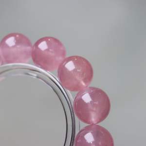 Vòng tay và lắc tay đá thạch anh hồng tự nhiên đánh bóng bán buôn, trang trí phong cách linh vật, quà tặng tích năng lượng - Product Image 4