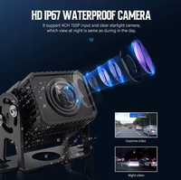 10.1 pouces 1080P 4 canaux DVR enregistreur moniteur caméra Kit pour camion/remorque/Bus/RV
