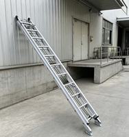 Échelle télescopique en aluminium 6m 8m 10m, hauteur réglable, pliable, pour projets de construction