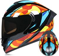 Nouveau design casque intégral casque de moto détachable polyvalent ABS dur casque de moto de course de vélo de rue