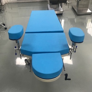 Mesa de Operaciones ORL Eléctrica Hidráulica de 500 a 700 mm de Altura con Respaldo Eléctrico y Taburete para Médico, para Otorrinolaringología - Product Image 6