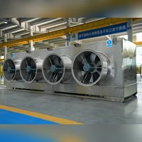 Enfriador de Aire de Descarga Lateral de Alta Eficiencia Montado en el Techo para Aplicaciones de Refrigeración en Centros de Computación con Inteligencia Artificial
