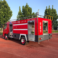 Camion de pompiers chinois 4x2 Dongfeng à double fonction eau et mousse, véhicule spécial d'intervention incendie pour les zones urbaines et les sites industriels