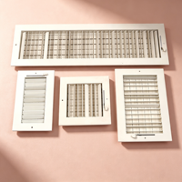 Diffuseur d'air réglable en fer de haute qualité 6*6 8*4 10*6 12*6 18*6 24*6, grille de ventilation pour climatiseur, couvercle d'aération refermable