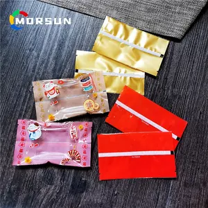 MorSun Happy New Year Candy Snack Hot Seal Bags Xmas Favors Party Toffee Snowflake Packaging Decoration