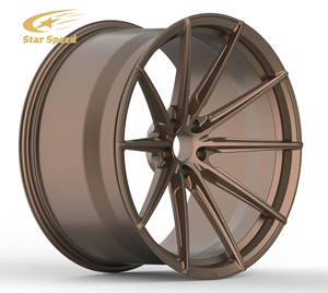 SS forgiato 5x112 5x120 cerchi per auto da corsa in lega concava Color bronzo per bmw M3 M4 M5 Audi Rs 18 19 20 21 pollici cerchio