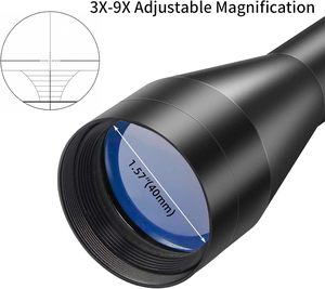 3-9x40 săn bắn kính viễn vọng Sight Rangefinder phạm vi quang học mà không cần màu đỏ màu xanh lá cây chiếu sáng - Product Image 2