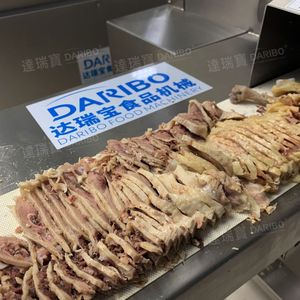 Trancheuse à viande cuite de type convoyeur DARIBO |   pour le traitement du Char Siu/oreilles de porc/tripe de bœuf - Product Image 5