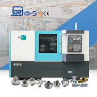 Tour de tournage à lit incliné CNC à broche unique horizontale Fanuc de haute précision avec contre-pointe