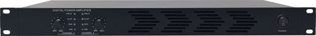 FYB 2 * 500W Class D Power Amplifier for Background Music, Digital Amplifier Class D