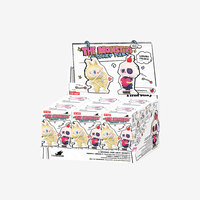 Authentique Labubu Popmart les monstres méfait journal série figurine poupées boîte aveugle dessin animé mignon jouets à la mode affichage à collectionner
