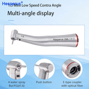 Mini pièce à main dentaire à bouton-poussoir 1:5, pièce à main de surtension pour augmentation de vitesse, tête mini Z95L, spray d'eau interne, anneau rouge - Product Image 3