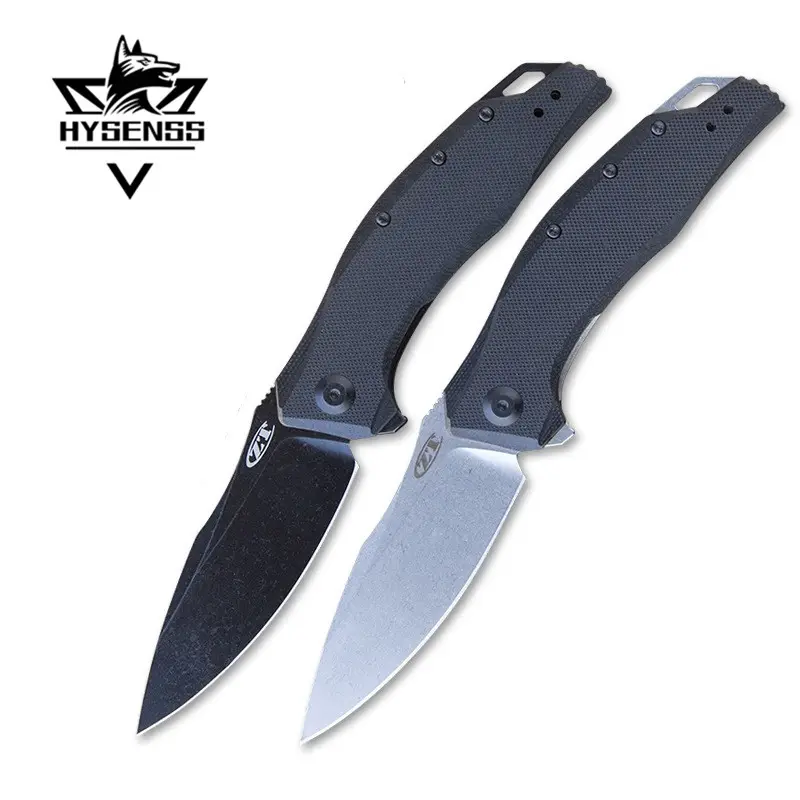 ZT0357 CPM 20CV Blade G10 Handle 59HRC Stonewashed Hunting Survival Pocket Tactical Folding Knife