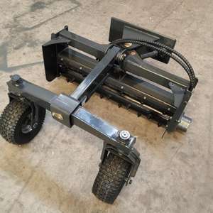 Attache de râteau Harley pour mini-chargeuse, attache de conditionneur de sol, équipement d'aménagement paysager, râteau motorisé, râteau Harley personnalisé - Product Image 6