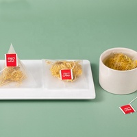 High qualität food grade einweg wärme dicht benutzerdefinierte nylon leere pyramide dreieck tee filter tasche verpackung