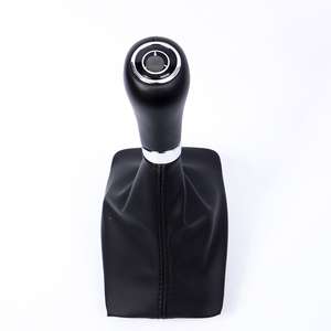 Poignée de levier de vitesses manuelle en cuir noir d'usine pour Mercedes Benz C180 200 260 300 W202 203 204 - Product Image 2