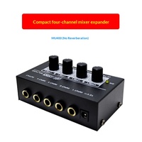 Mezclador de Audio Portátil de 8 Canales, Equipo de Sonido Móvil para Eventos, Transmisión de Emergencia, Discursos en Escenarios Pequeños y Control de Múltiples Micrófonos