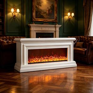 Cheminée électrique à LED de style européen et américain pour la décoration intérieure et extérieure domestique - Product Image 4
