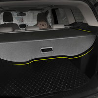 Vente en gros pare-soleil arrière rétractable Couvre-bagages arrière noir Coffre Tonneau Couvre-bagages pour Ford Kuga 2013-2018