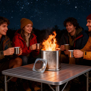 Estufa <span class=keywords><strong>de</strong></span> Leña <span class=keywords><strong>de</strong></span> Interior <span class=keywords><strong>de</strong></span> Primera Calidad y Excelente Eficiencia, Estufa <span class=keywords><strong>de</strong></span> <span class=keywords><strong>Pellets</strong></span> <span class=keywords><strong>de</strong></span> Acero Inoxidable, <span class=keywords><strong>Brasero</strong></span> Cuadrado <span class=keywords><strong>de</strong></span> Escritorio - Product Image 5