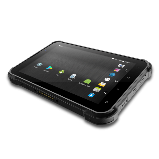 8-Inch Android 10.0 IP67 Barcode Scanner Tablet Rugged Industrial Touch Screen PDA MTK Octa Core Processor 2GB Memory Capacity