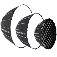Diffuseur de flash parabolique en grille PVC Ambitful série Q9 pour Q9-60/Q9-90/Q9-120 avec monture Bowens pour la photographie de portrait et de produits
