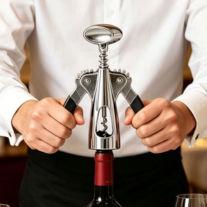 Zinc Alloy Sommelier Corkscrew Professional Handheld Wine <b>Puller</b> Strength Metal Manufacturer - Product Image 3