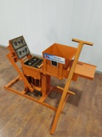 Machine manuelle QMR2-40 pour la fabrication de briques en terre cuite à vendre – Presse manuelle pour blocs de boue et briquettes de biomasse