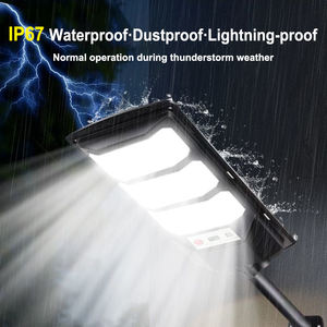 太阳能路灯户外防水一体式太阳能路灯带运动传感器太阳能花园路灯用于道路 - Product Image 2