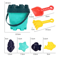 Vente en gros de jouets de plage pour enfants, personnalisés OEM/ODM, jeux de plage d'été en plein air, seau, pelle, ensemble de jouets de plage pour enfants