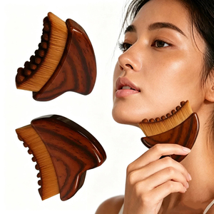 แปรงนวดหน้า YRX Wholesale Lymphatic Contour ขนแปรงนุ่ม สำหรับนวดระบายน้ำเหลืองบริเวณใบหน้า ปรับรูปหน้า ลดเหนียง กระชับผิว - Product Image 3