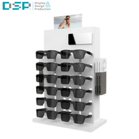 Support de présentation rotatif en acrylique pour lunettes de soleil, 12 montures, sur comptoir, fabrication personnalisée par DSP Vietnam
