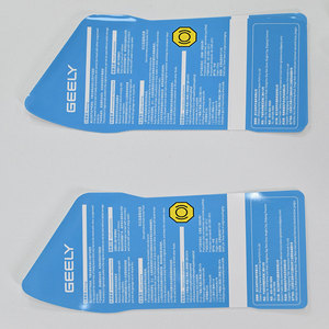 Không thấm nước tùy chỉnh kích thước dính Sticker Orange Peel IML PP mực vết kháng nhãn cho ô tô chất lỏng container - Product Image 2