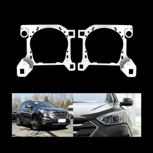 Adattatore TAOCHIS telaio luce di testa quadro per <span class=keywords><strong>Hyundai</strong></span> nuovo <span class=keywords><strong>SantaFe</strong></span> IX45 2013 Hella 3R G5 5 Koito Q5 obiettivo del proiettore - Product Image 3