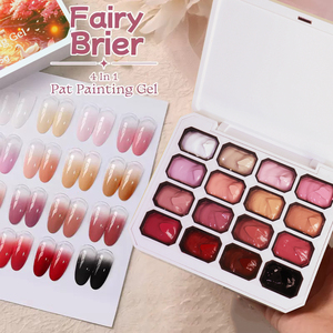 สีเจลเพ้นท์เล็บแบบฟองน้ำ 16 สี สำหรับทำเล็บแบบเฟรนช์ เกรเดียนท์ บลัช บลูมมิ่ง  งาน DIY  ลายศิลปะ  ได้รับการรับรองฮาลาล - Product Image 2