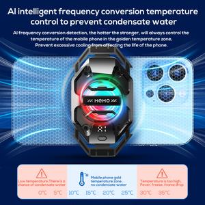 Support de téléphone intelligent MEMO DL20, refroidisseur de téléphone portable pour jeux avec LED RGB haute puissance 18W - Product Image 2