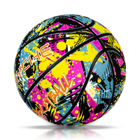 Balón de Baloncesto Ecológico para Exteriores, Tamaños Estándar 3-7, con Bomba de Aire, Material de Goma, 620-650g, Modelo PSYCHE/Psyche R5001