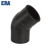 Tuyaux et raccords ERA en plastique/PE/HDPE à souder bout à bout coude à 45 degrés