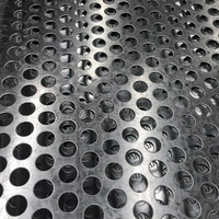 Plaque en maille métallique, grille en aluminium, tôle perforée