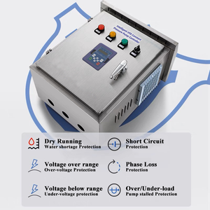 Caja de Control de Bomba Doble <span class=keywords><strong>para</strong></span> Exteriores JNN Ip56 Vfd de 7.5kw, Gabinete Controlador de Agua de Presión Constante VFD, Motor Trifásico de 37kw, 50-60hz - Product Image 3