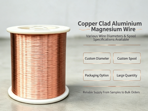 0,24mm Massiver CCAM Kupfer-Aluminium-Magnesium-Leiterdraht für Kabelherstellung - Product Image 3